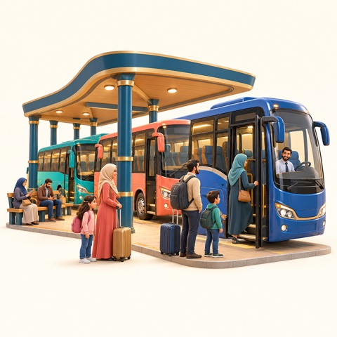 Bus station